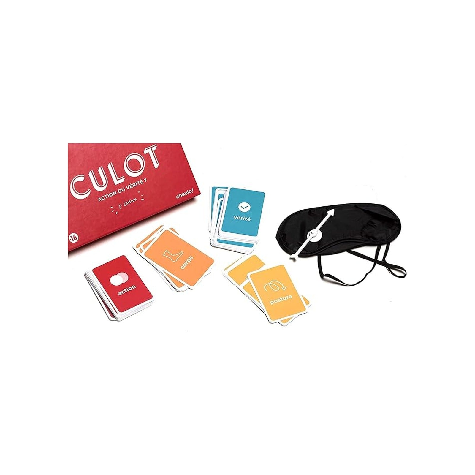 Culot – Jeu d'Action ou Vérité 2e édition – Jeu d'ambiance adultes 16+