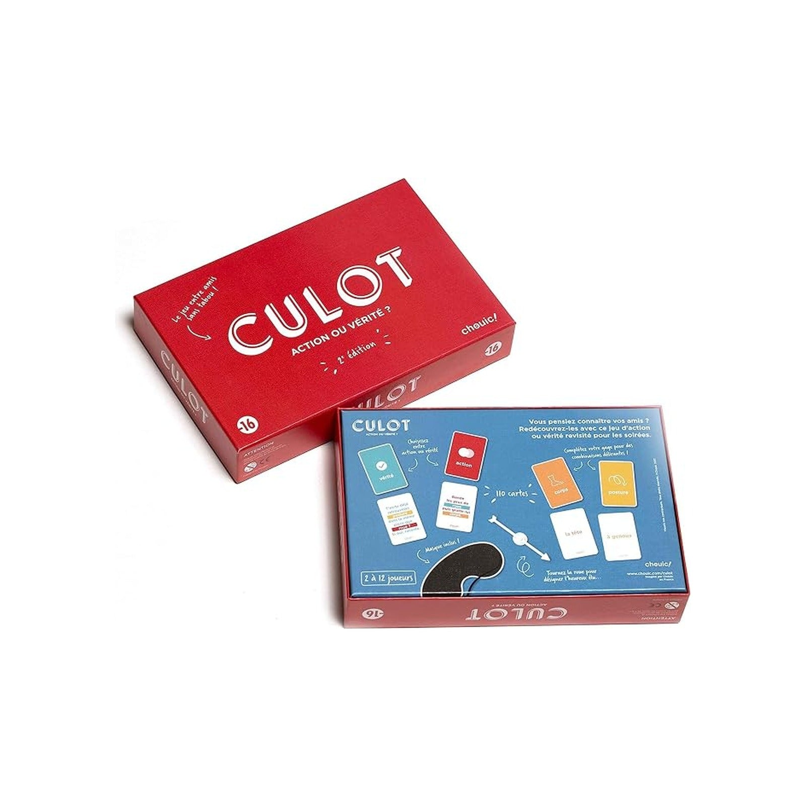 Culot – Jeu d'Action ou Vérité 2e édition – Jeu d'ambiance adultes 16+