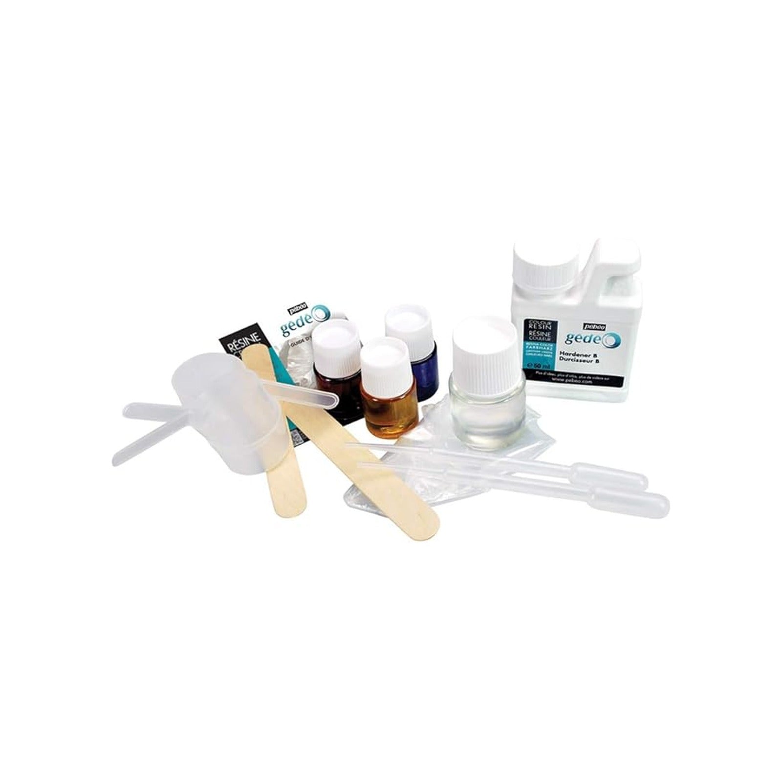 Kit découverte résine époxy Pébéo Gédéo 150 ml – Loisirs créatifs