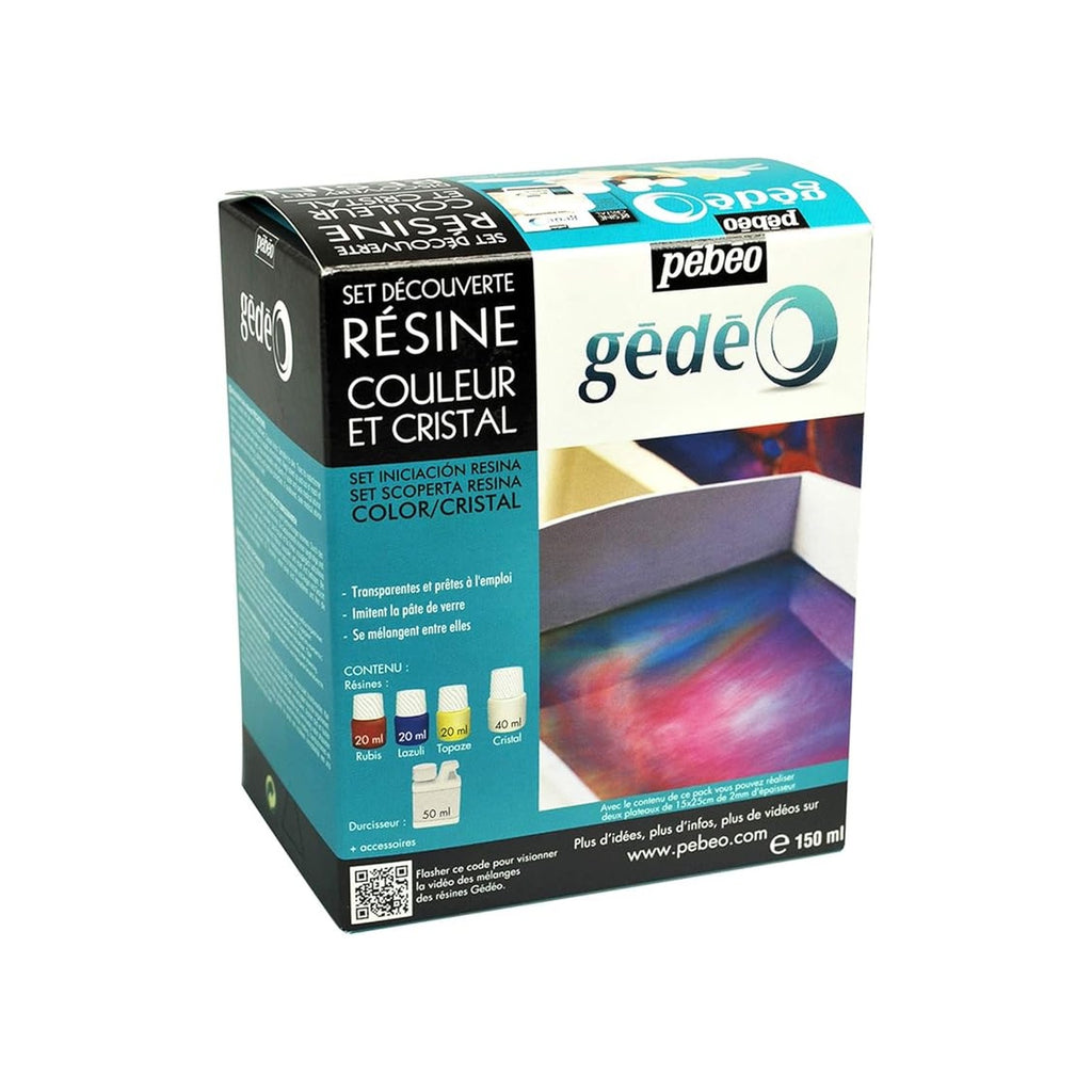 Kit découverte résine époxy Pébéo Gédéo 150 ml – Loisirs créatifs