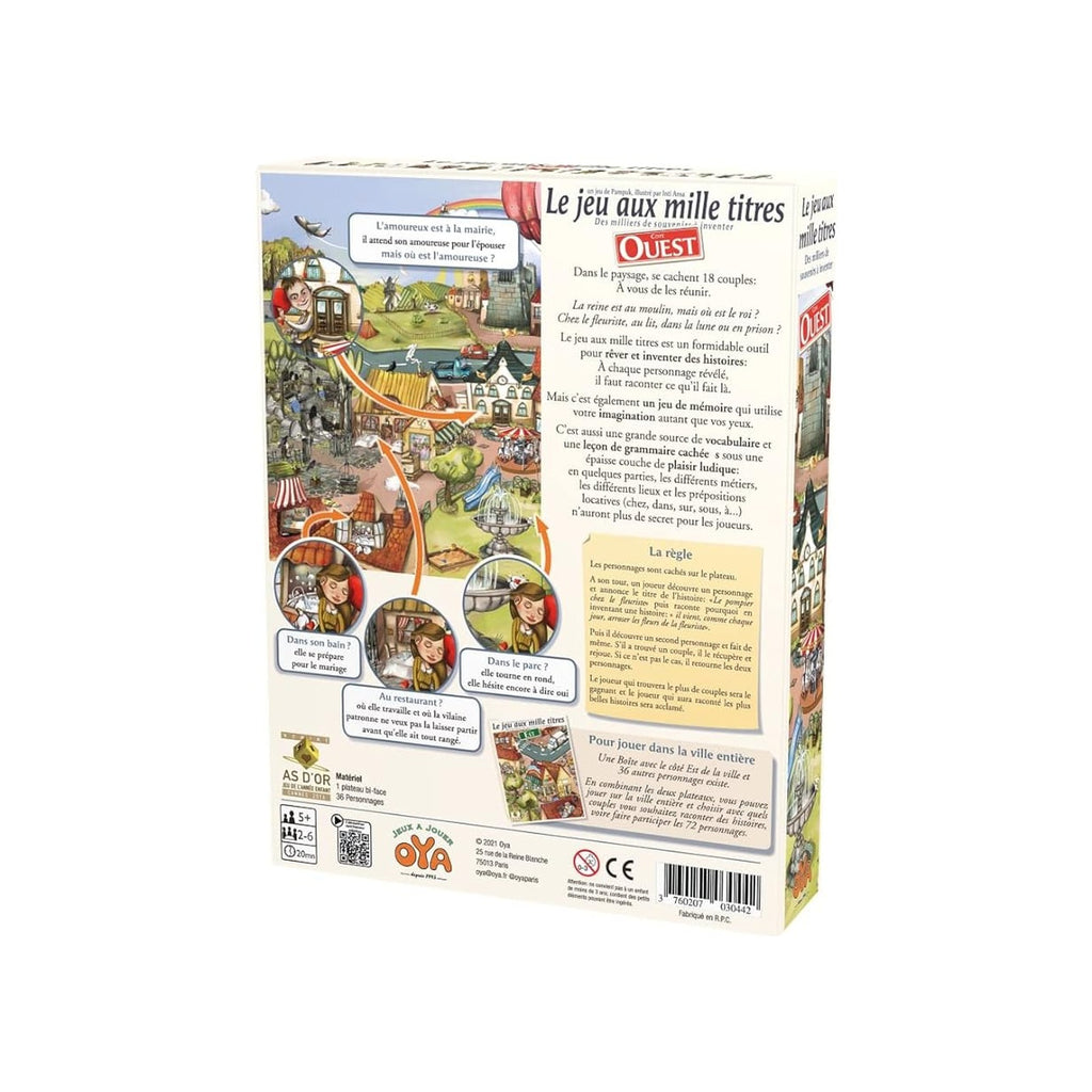 Le Jeu aux Mille Titres – OYA – Jeu de Société Créatif