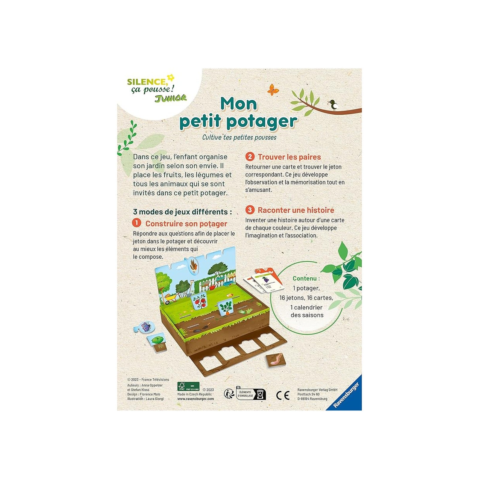Mon Petit Potager – Silence ça pousse ! Junior – Ravensburger – Jeu éducatif enfant