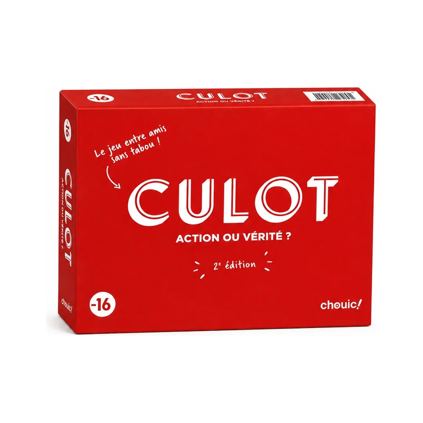 Culot – Jeu d'Action ou Vérité 2e édition – Jeu d'ambiance adultes 16+
